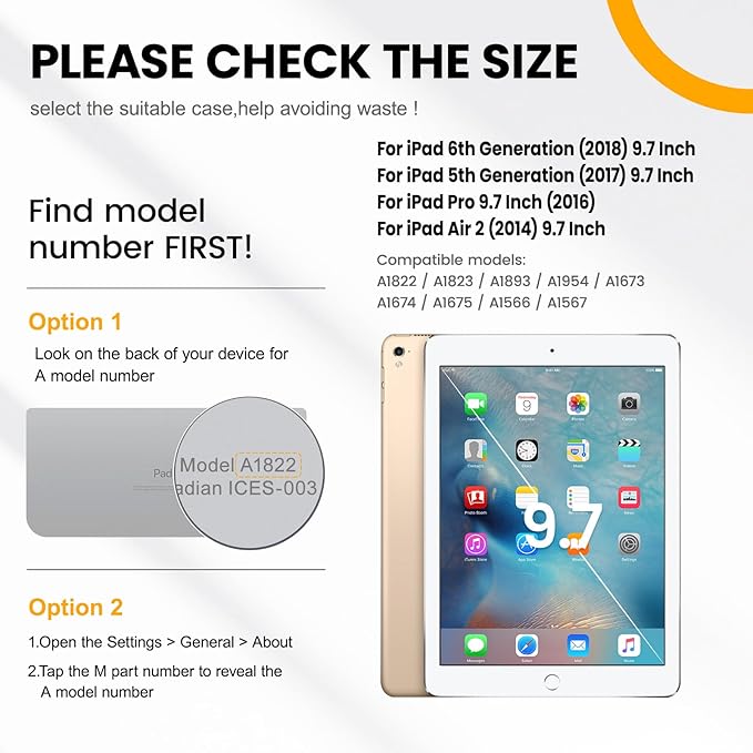 iPad Air 2nd Gen 9.7 Inch Case 2014